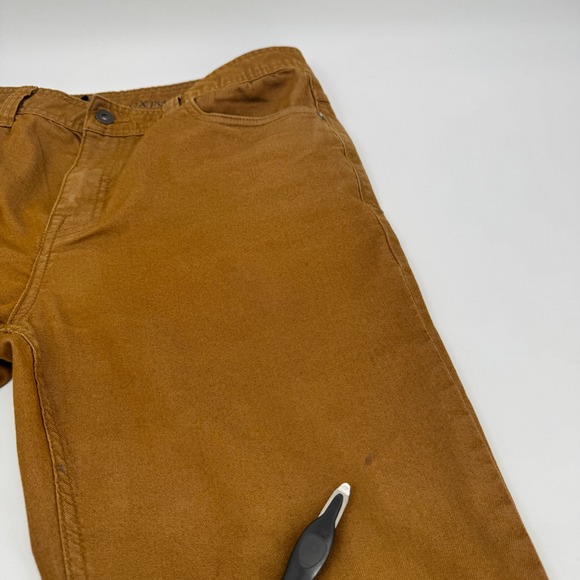 Prana Slim Fit Pants Mens 34x32 Brown Organic Cotton Blend Outdoor Chino Hiking - Picture 12 of 14